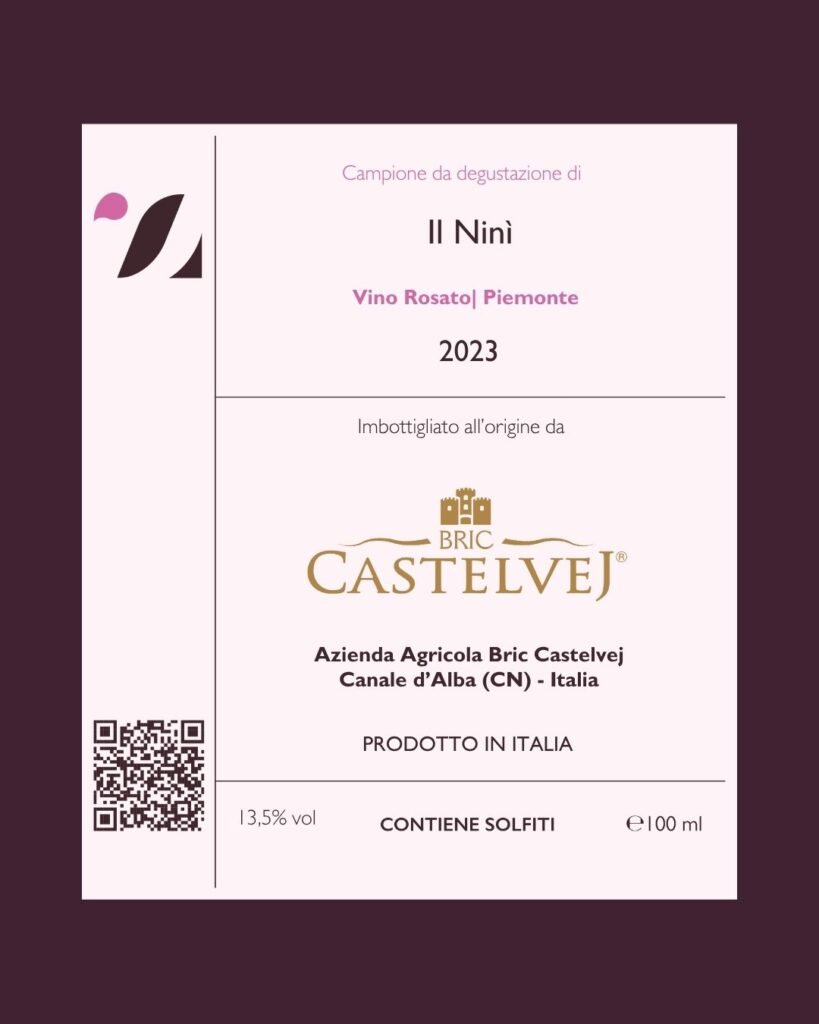 Ninì vino rosato 2023